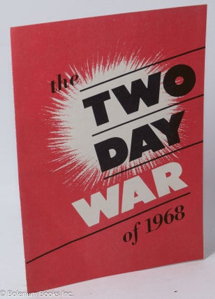Cat.No: 83187 The two day war of 1968. National Council Against Conscription