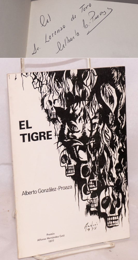 Cat.No: 83780 El Tigre; cuento, premio 'Alfonso Hernández Catá' 1977. Alberto González-Proaza.