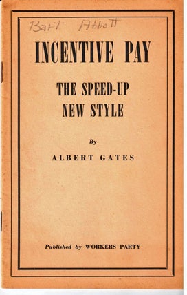 Incentive pay: the speed-up new style
