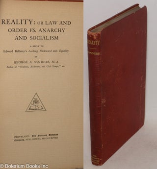 Cat.No: 84540 Reality: or law and order vs. anarchy and socialism. A reply to Edward...