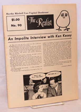 Cat.No: 85035 The Realist [no.90] An impolite interview with Ken Kesey May-June 1971....