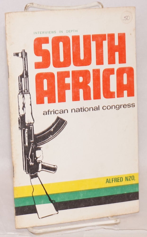 Cat.No: 85176 Interviews in depth: South Africa African National Congress, Alfred Nzo. Alfred Nzo.
