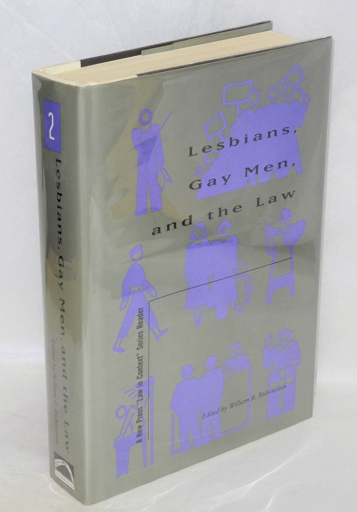 Cat.No: 85361 Lesbians, Gay Men, and the Law. William B. Rubenstein, Adrienne Rich Alfred Kinsey, Larry Kramer.
