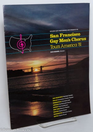 Cat.No: 85898 Golden Gate Performing Arts presents the San Francisco Gay Men's Chorus...