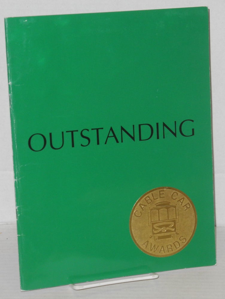 Cat.No: 85937 Outstanding; the 1990 Cable Car Awards & Show. Cable Car Awards.