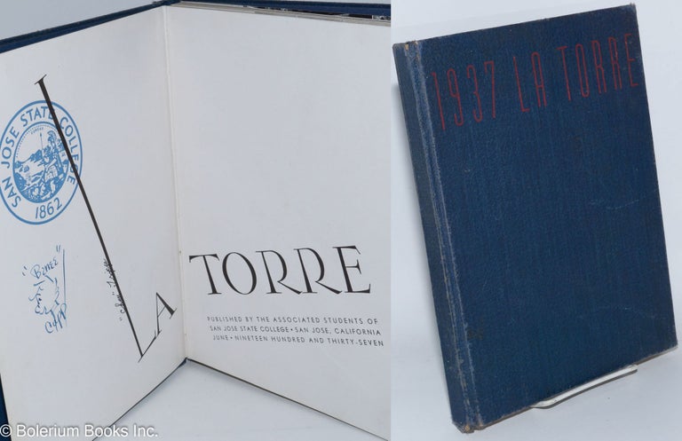 Cat.No: 87547 The La [sic] Torre of 1937 published by the associated students of San Jose State College