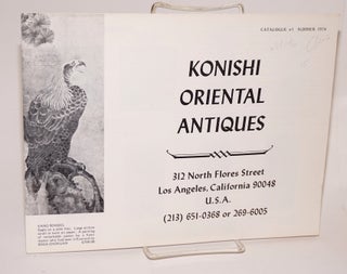 Cat.No: 88146 Konishi oriental antiques; catalogue #1, summer 1974