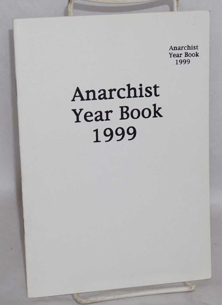 Cat.No: 89252 Anarchist year book 1999