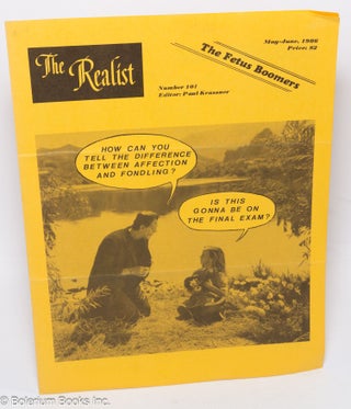 Cat.No: 89501 The Realist: No. 101, May-June 1986. Paul Krassner