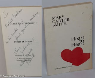 Cat.No: 90861 Heart to heart. Mary Carter Smith, Paul Evans