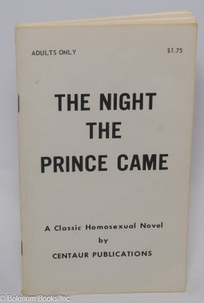 Cat.No: 9167 The Night the Prince Came. Anonymous, Owen Ricksen