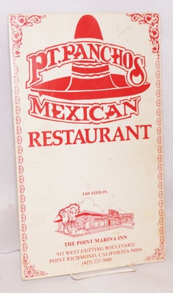 Cat.No: 92034 Pt. Panchos Mexican Restaurant [menu] located in the Point Marina Inn
