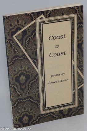 Coast to Coast: poems [signed]