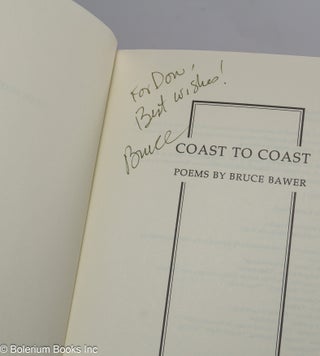 Coast to Coast: poems [signed]