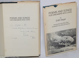 Cat.No: 92068 Poems and songs for dreamers who dare. Edith Segal, Ruby Dee, Samuel Kamen