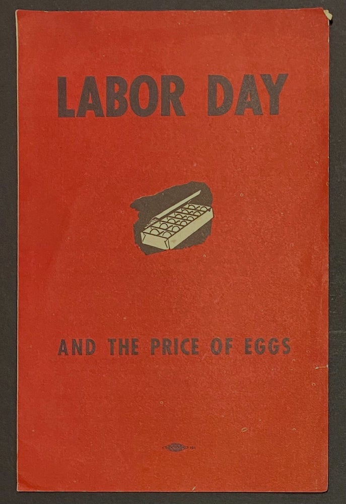 Cat.No: 92721 Labor day and the price of eggs