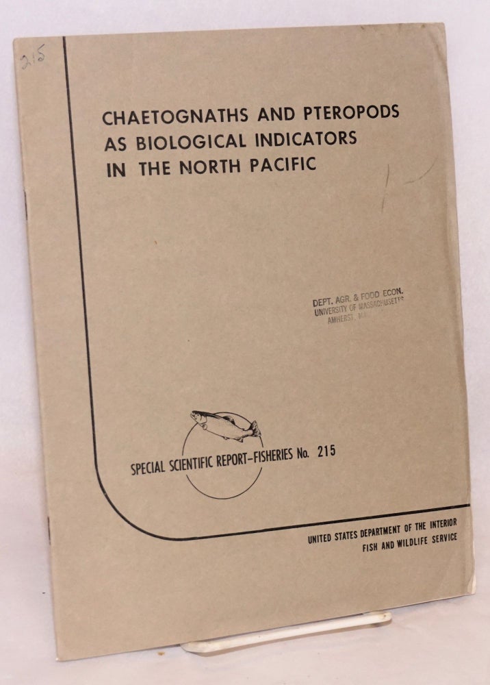 Cat.No: 92797 Chaetognaths and pteropods as biological indicators in the North Pacific. Thomas S. Hilda.