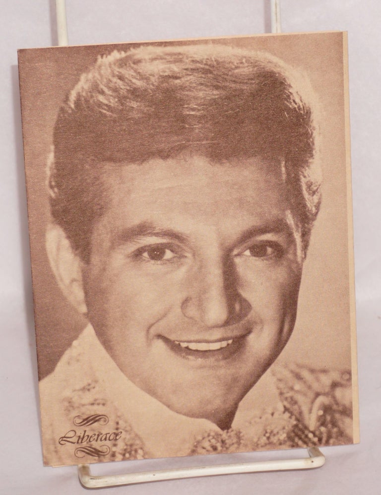 Cat.No: 93021 John Kornfeld Associates is pleased to announce a special advance ticket offer for the first San Francisco appearance of Liberace. Liberace.