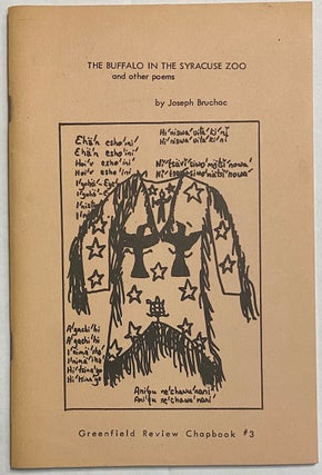 Cat.No: 93517 The buffalo in the Syracuse Zoo: and other poems. Joseph Bruchac