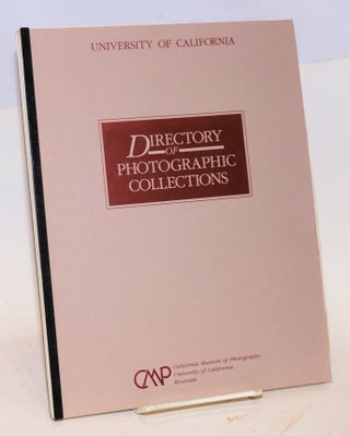 Cat.No: 94691 University of California directory of photographic collections. Sheryl...