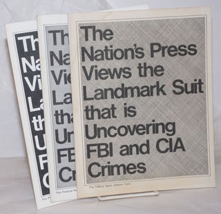 Cat.No: 94876 The nation's press views the landmark suit that is uncovering FBI and CIA...
