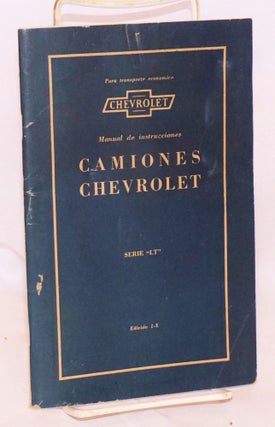 Cat.No: 96678 Camiones Chevrolet; Manual de instrucciones, serie "LT", edición 1-X