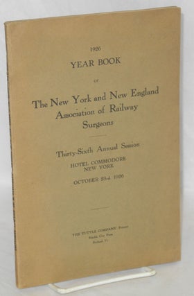 Cat.No: 98686 1926 year book of the New York and New England Association of Railway...