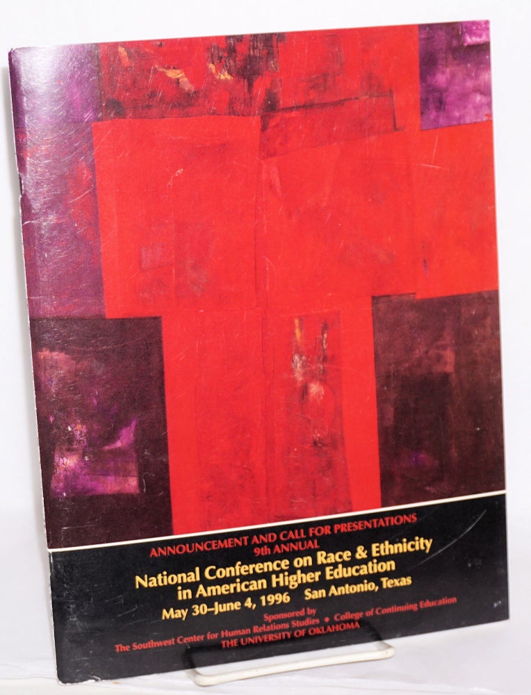 Cat.No: 99199 Announcement and call for presentations, 9th annual National Conference on