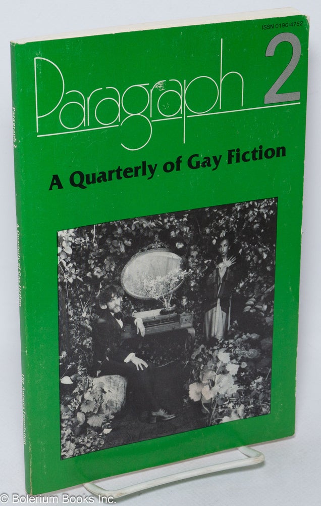 Cat.No: 9958 Paragraph 2; a quarterly of gay fiction. N. A. Diaman, Tom Felt Becky Birtha, Peter Robings, Grace Harwood, Ronald Harvie, Charles C. Winecoff.